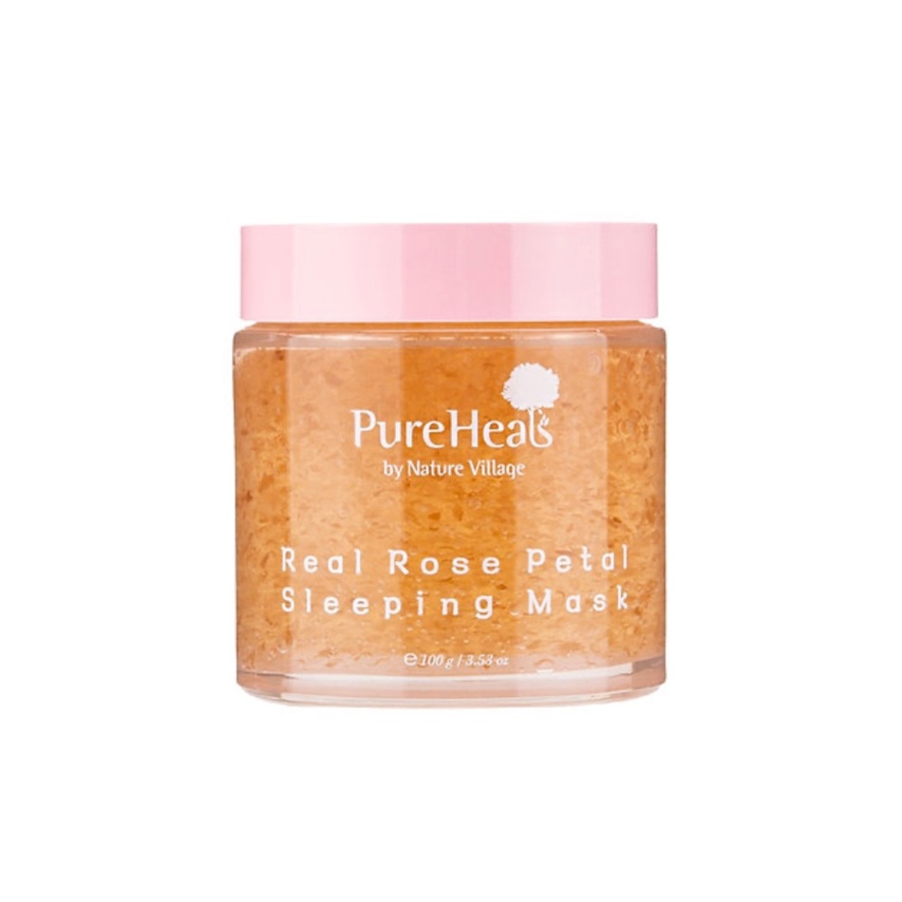 PureHeals By Nature Village Real Rose Petal Sleeping Mask 3.53oz
